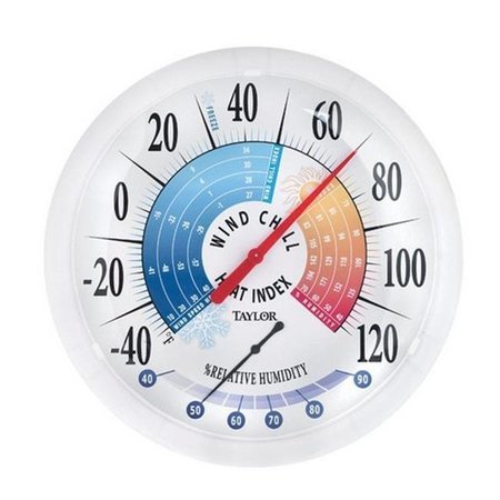 TAYLOR PRECISION PRODUCTS Taylor Precision 6751 13.25 in. Wind Chill-Heat Indoor & Outdoor Thermometer 6204812
